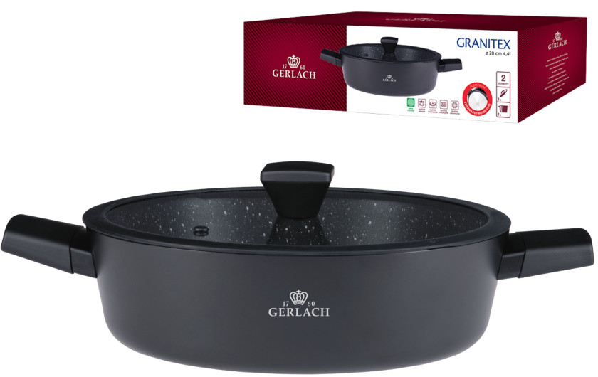 Topf 28cm 4,4l GRANITEX