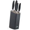 Messerset im Block STYLE PLUS Holz Schwarz