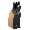 Messerset im Block DECO BLACK