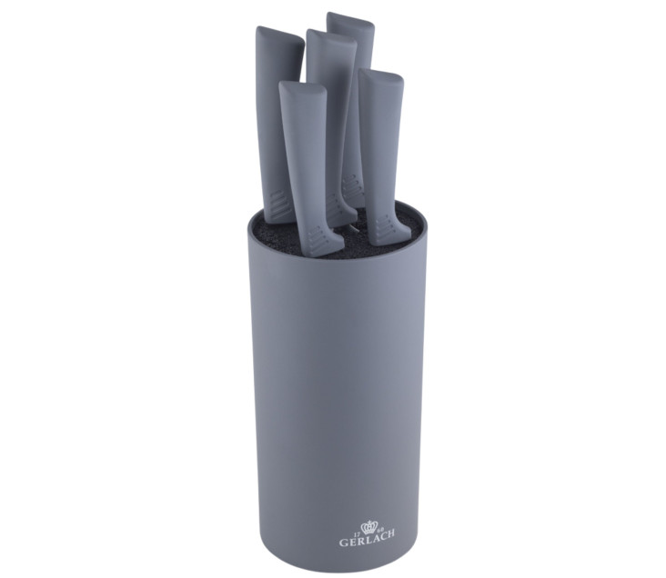 Messerset im Block SMART Grey