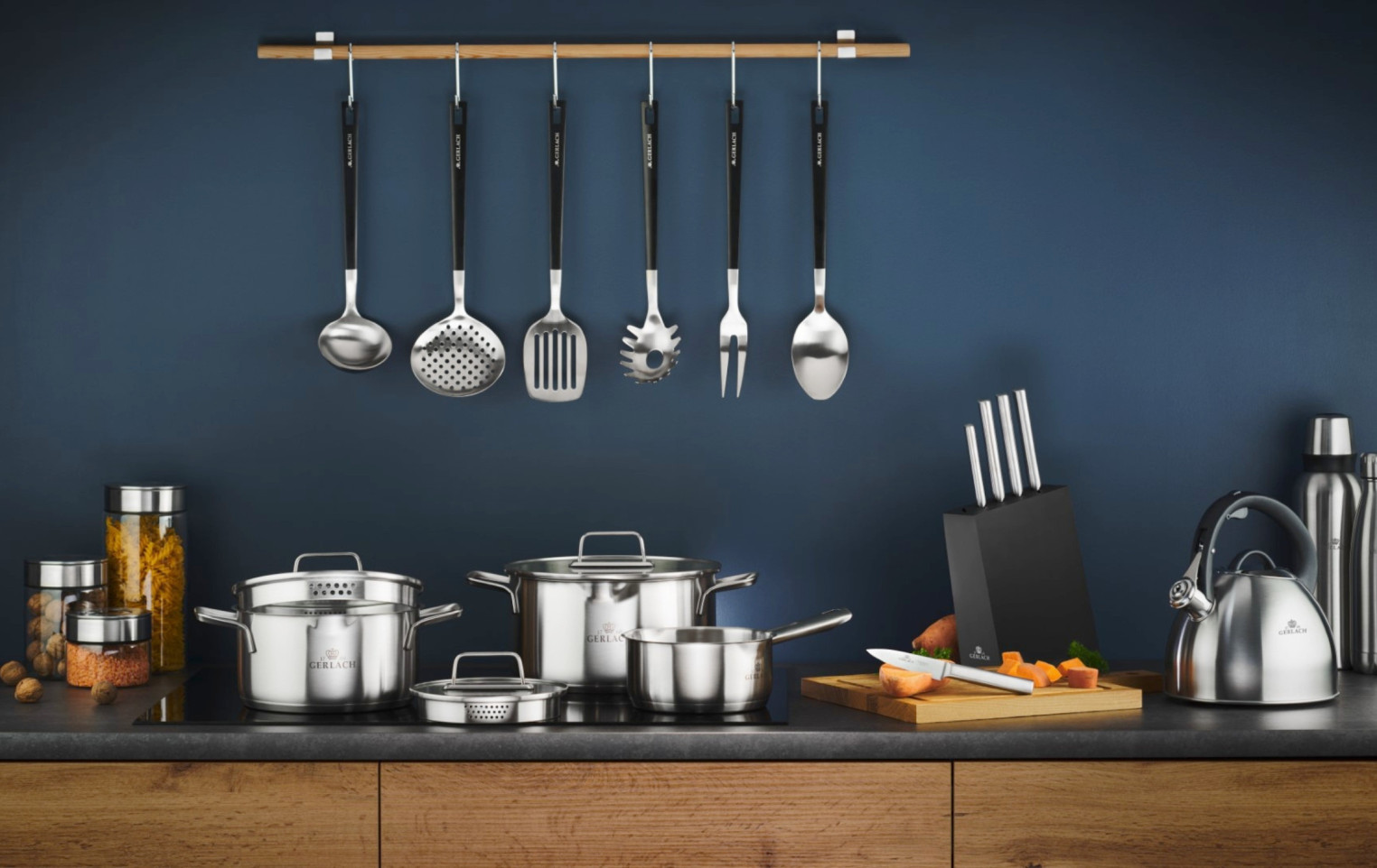 Set Vorratsglas mit Deckel 0,3/0,7/1,3l AMBIENTE