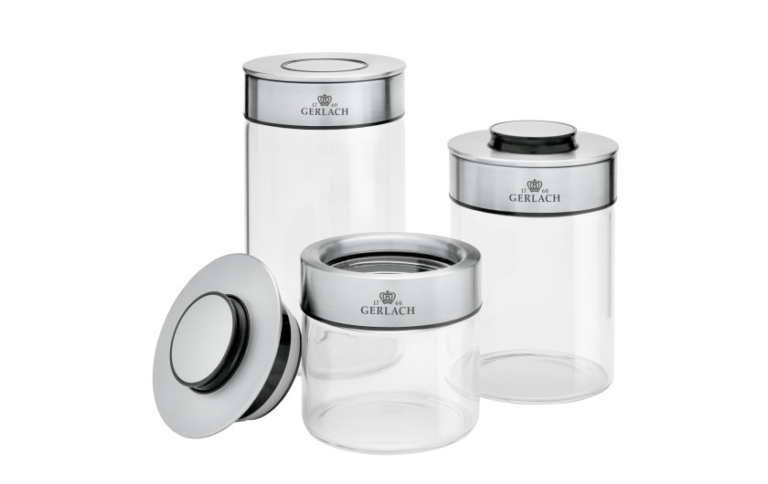 Set Vorratsglas mit Deckel 0,3/0,7/1,3l AMBIENTE