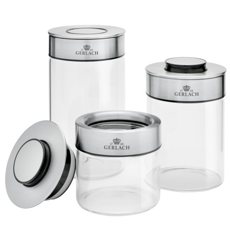 Set Vorratsglas mit Deckel 0,3/0,7/1,3l AMBIENTE