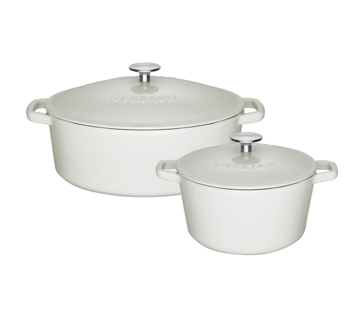 Gusseisen-Bräter 5,5 l NATUR IRON + Gusseisentopf 3 l NATUR IRON