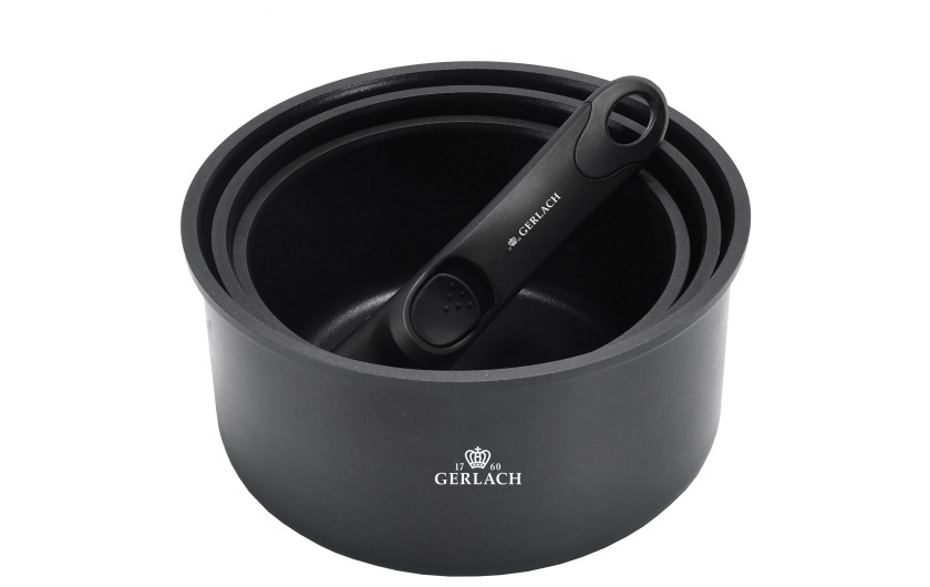 Topfset 4 Teile SMART + T&ouml;pfe 24/28cm NATUR