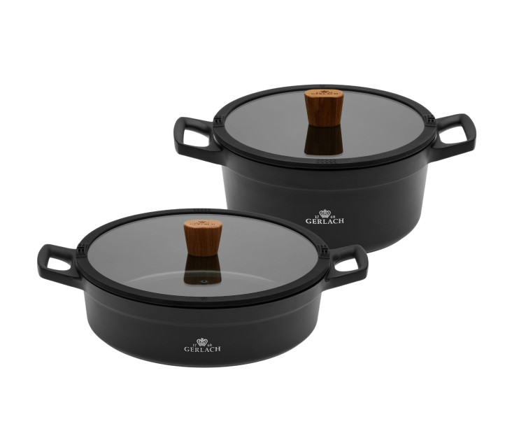 Topfset 2 Teile: Topf 24cm + Topf 28cm NATUR