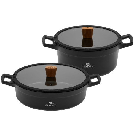 Topfset 2 Teile: Topf 24cm + Topf 28cm NATUR