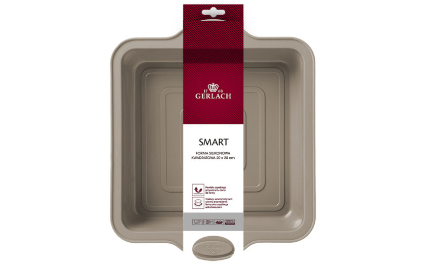 Quadratische Silikon-Backform 20cm SMART Quadratische Silikon-Backform 20cm SMART
