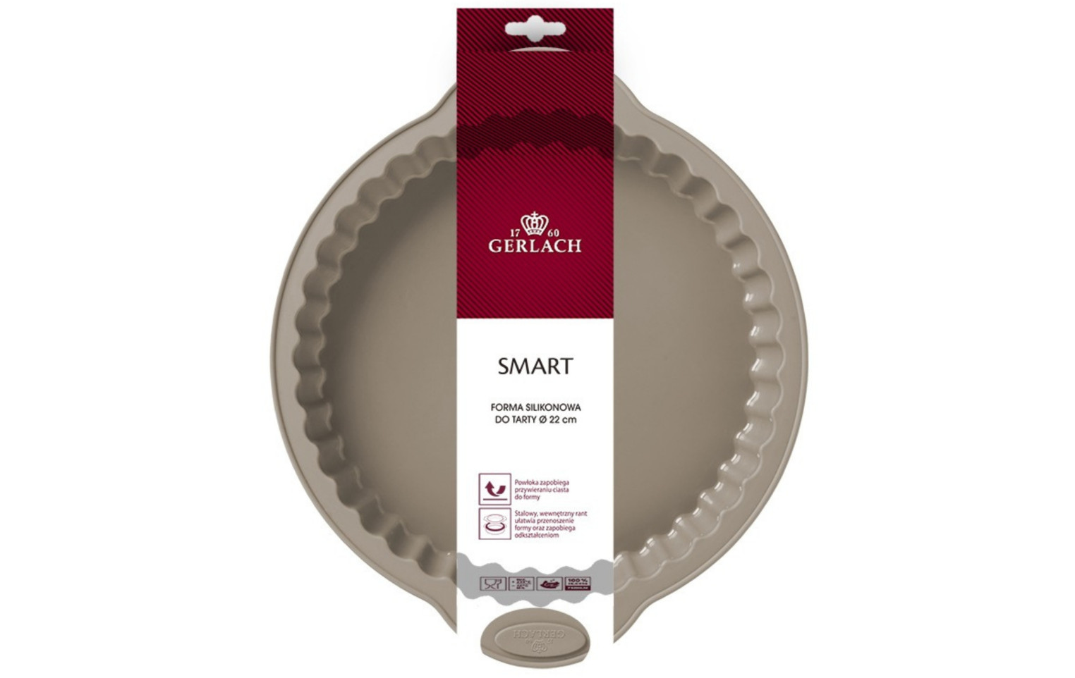 Silikon-Tarteform 22cm SMART