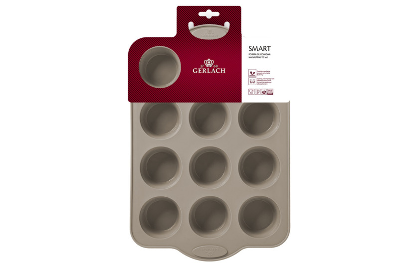 Silikon-Muffinform 12 Teile SMART Silikon-Muffinform 12 Teile SMART