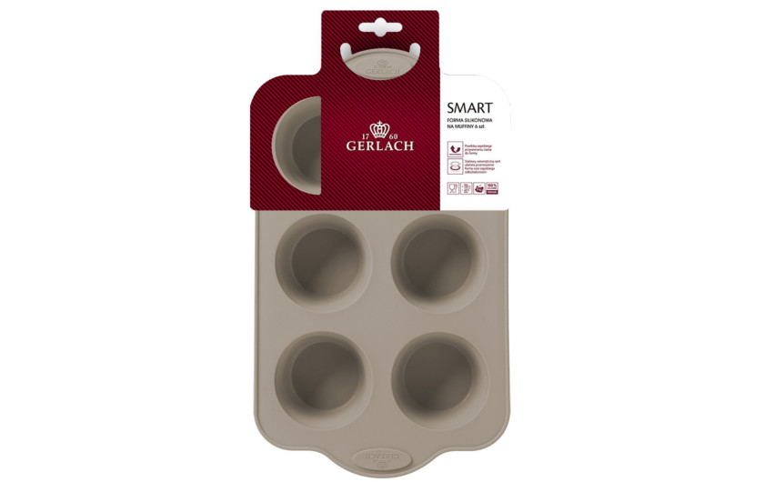 Silikon-Muffinform 6 Teile SMART Silikon-Muffinform 6 Teile SMART