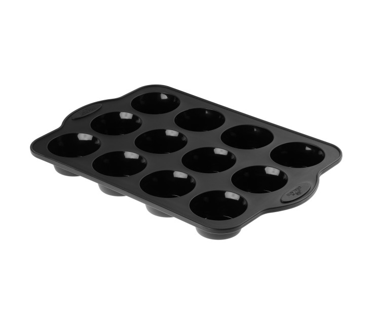 Silikon-Muffinform 12 Teile SMART BLACK