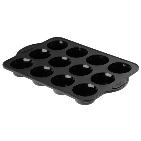 Silikon-Muffinform 12 Teile SMART BLACK