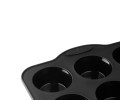 Silikonformen zum Backen von Muffins 12 Stück SMART BLACK