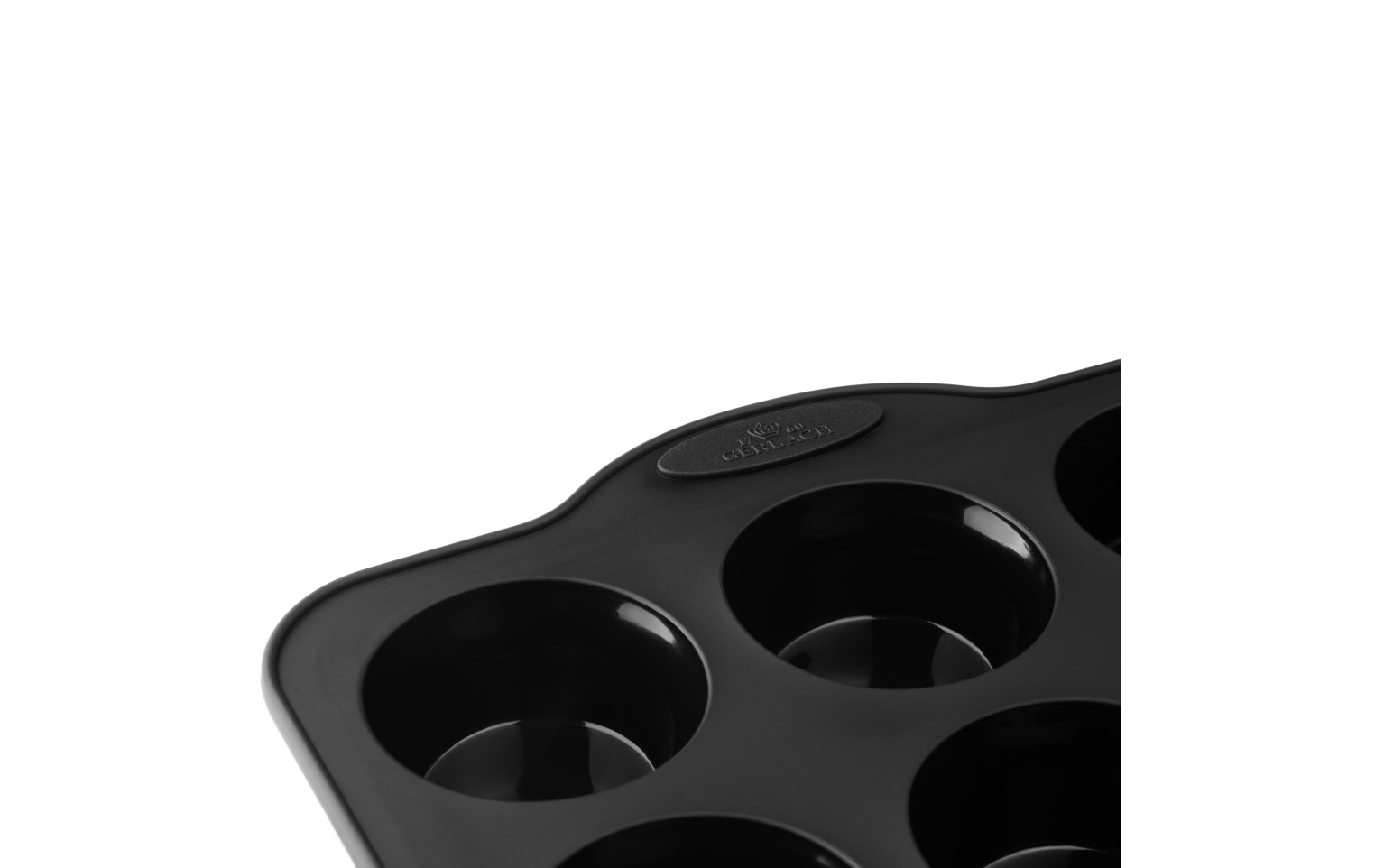 Silikon-Muffinform 12 Teile SMART BLACK