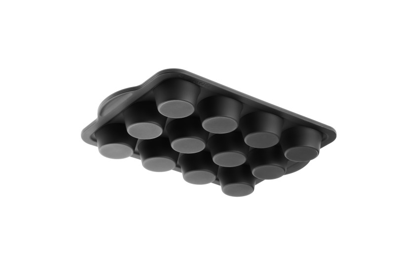 Silikonformen zum Backen von Muffins 12 Stück SMART BLACK