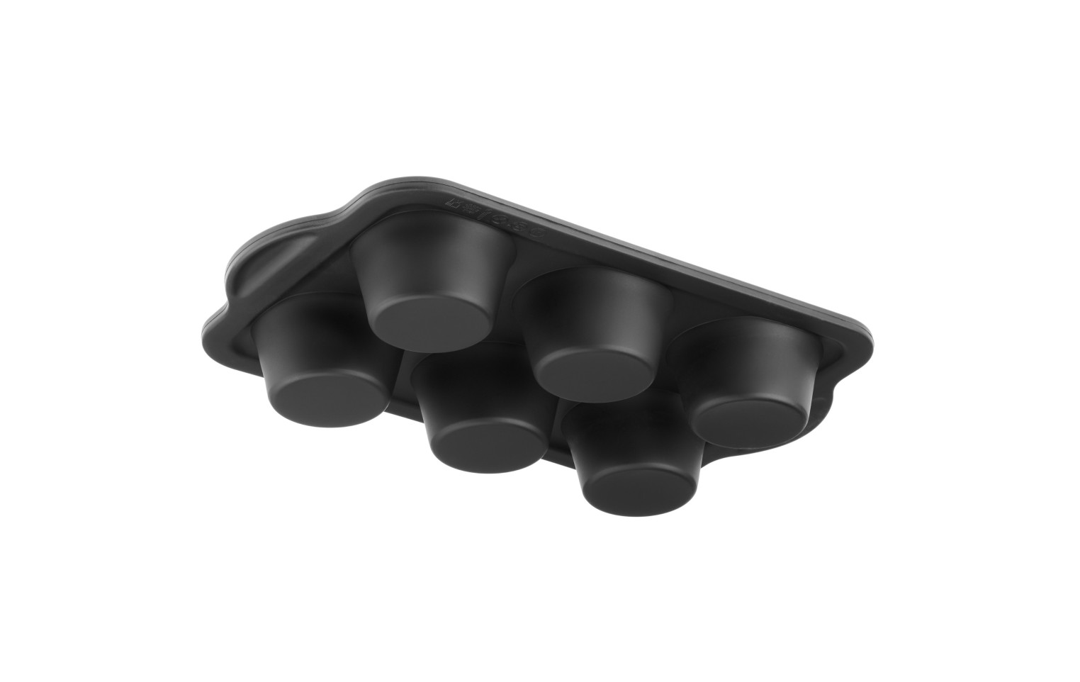 Silikon-Muffinform 6 Teile SMART BLACK