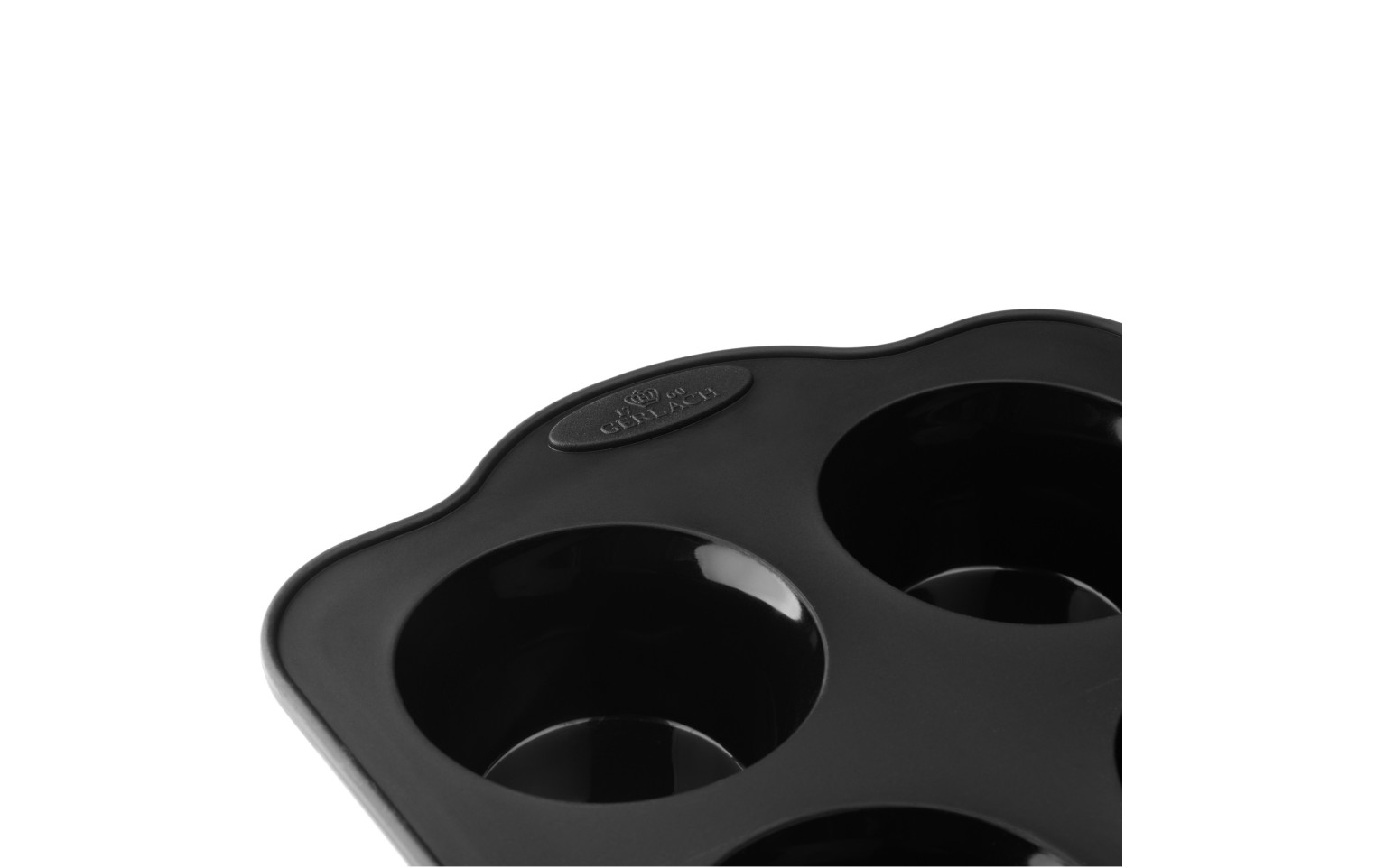 Silikon-Muffinform 6 Teile SMART BLACK