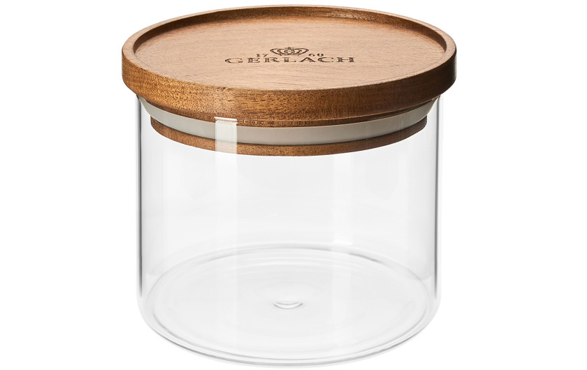 Set of 3-piece Country airtight glass containers.