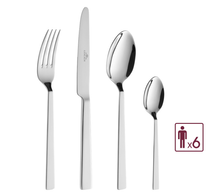 Besteckset 24 Teile FOSS Poliert