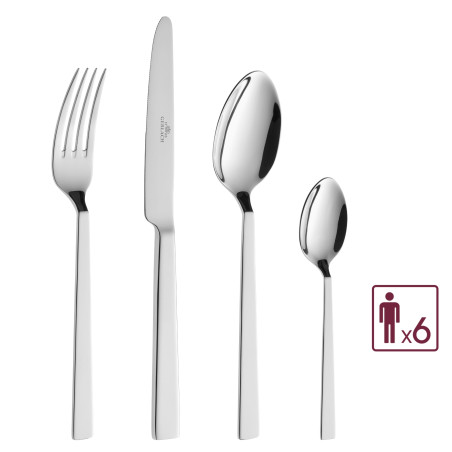 Besteckset 24 Teile FOSS Poliert