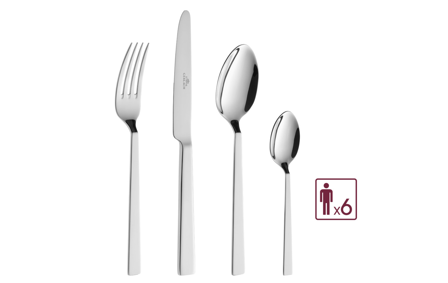 Besteckset 24 Teile FOSS Poliert
