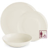 FLOW 18-teiliges Set Ess Teller / 6 Personen.
