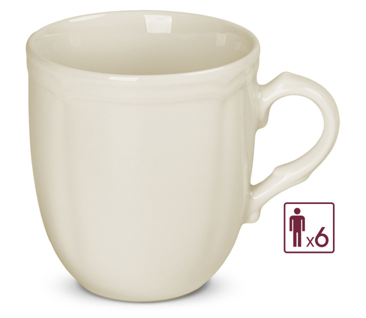 RETRO Set Tassen 6 Stück.