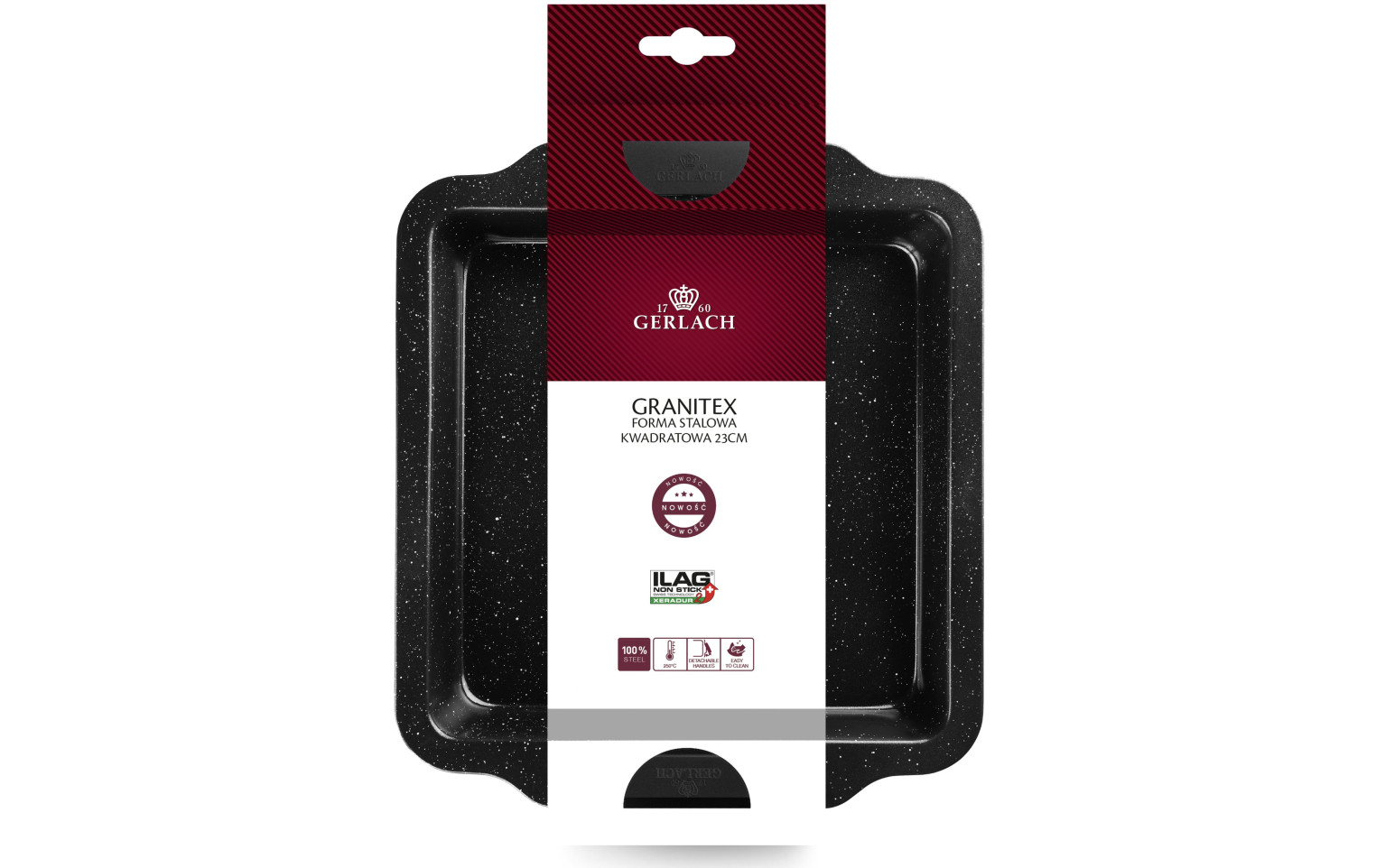 Quadratische Form 23cm GRANITEX
