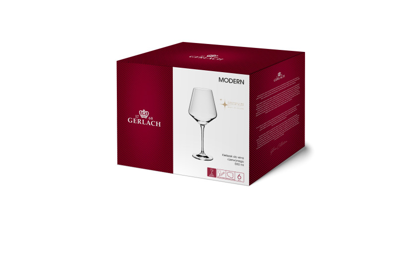 Weingläser für Rotwein MODERN 6 Stk.