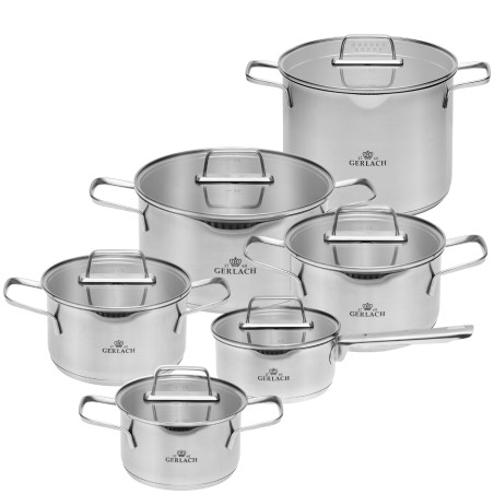 Topfset 10 Teile AMBIENTE + Topf 7l AMBIENTE