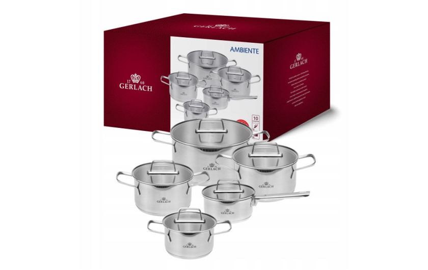 Topfset 10 Teile AMBIENTE + Schnellkochtopf 6l AMBIENTE Topfset 10 Teile AMBIENTE + Schnellkochtopf 6l AMBIENTE