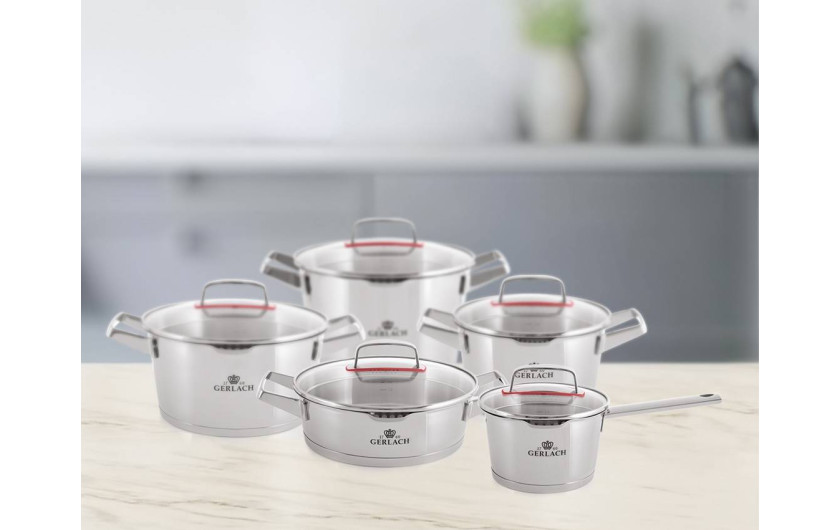 Topfset 10 Teile SUPERIOR + Schnellkochtopf 6l AMBIENTE Topfset 10 Teile SUPERIOR + Schnellkochtopf 6l AMBIENTE
