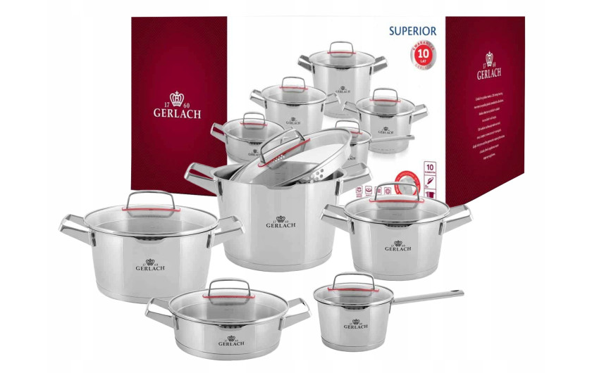 Topfset 10 Teile SUPERIOR + Schnellkochtopf 6l AMBIENTE Topfset 10 Teile SUPERIOR + Schnellkochtopf 6l AMBIENTE