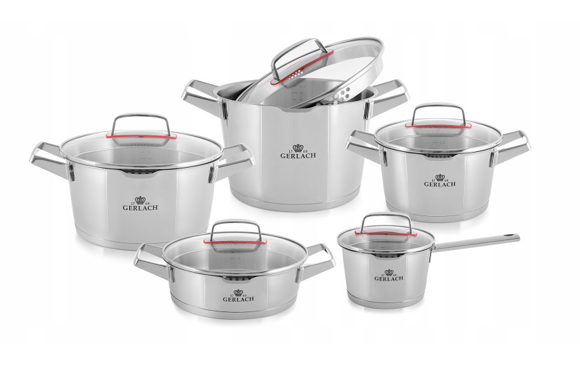 Topfset 10 Teile SUPERIOR + Schnellkochtopf 6l AMBIENTE Topfset 10 Teile SUPERIOR + Schnellkochtopf 6l AMBIENTE