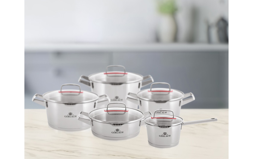 Topfset 10 Teile SUPERIOR + Schnellkochtopf 6l AMBIENTE Topfset 10 Teile SUPERIOR + Schnellkochtopf 6l AMBIENTE