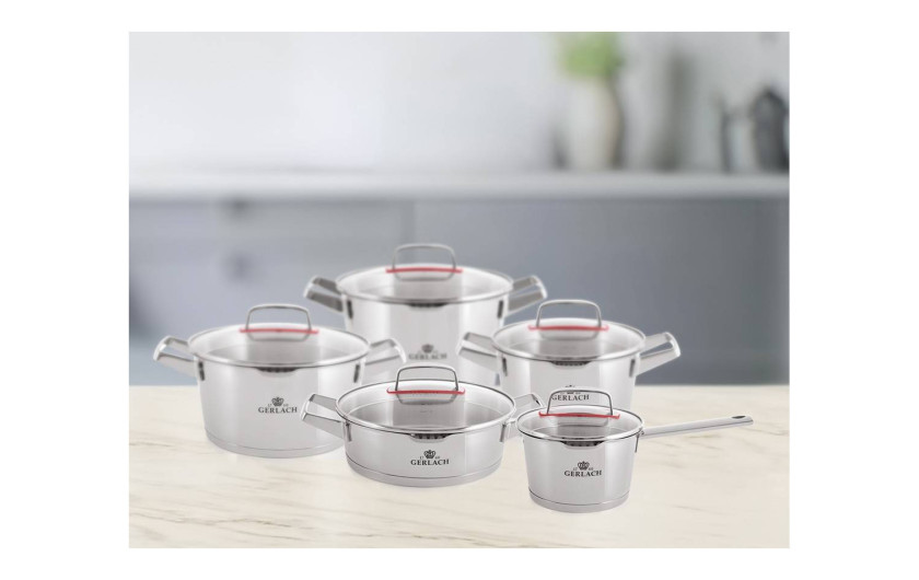 Topfset 10 Teile SUPERIOR + Schnellkochtopf 6l AMBIENTE Topfset 10 Teile SUPERIOR + Schnellkochtopf 6l AMBIENTE