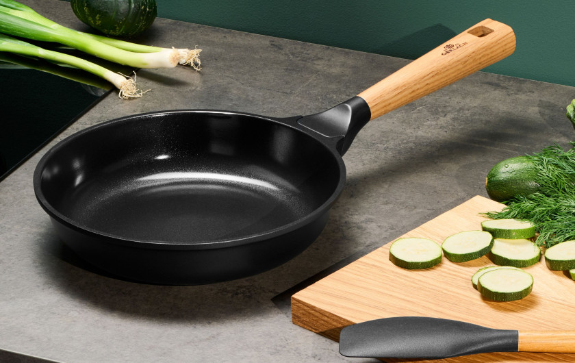 Set 3x frying pans 20/24/28 cm NATUR