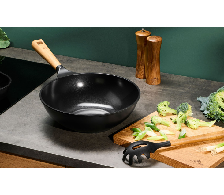 Wok-Pfanne NATUR 28 cm