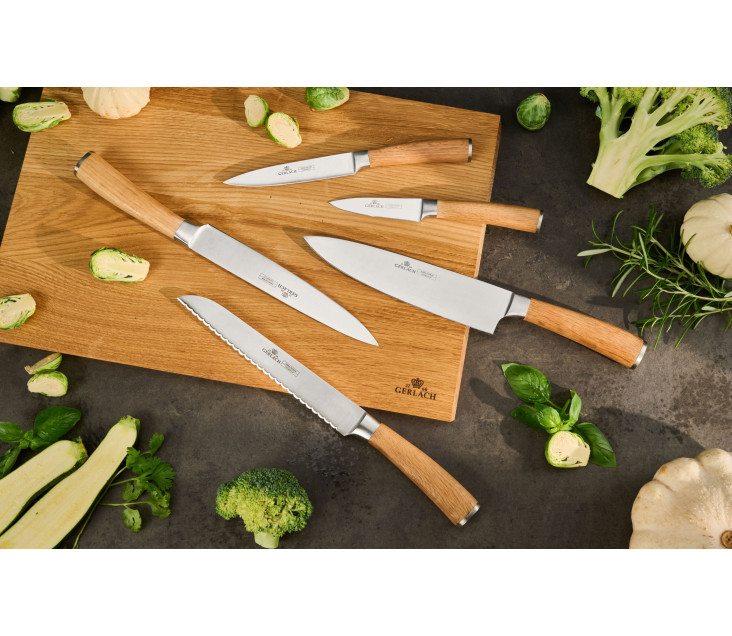 Gem&uuml;semesser 3,5" NATUR