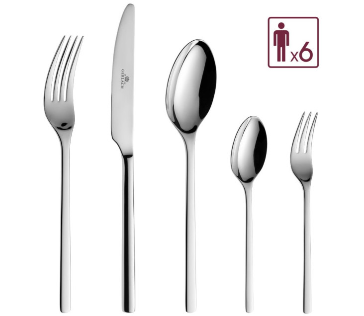 Besteckset 30 Teile MODERN Poliert