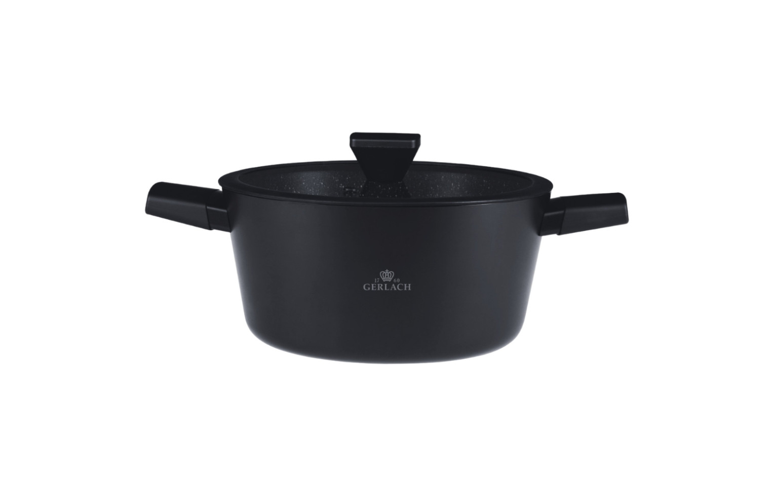 Topfset 3 Teile: Topf 24cm + Topf 28cm + Stieltopf 16cm GRANITEX