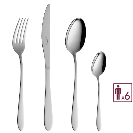 Besteckset 24 Teile DELICATO Poliert