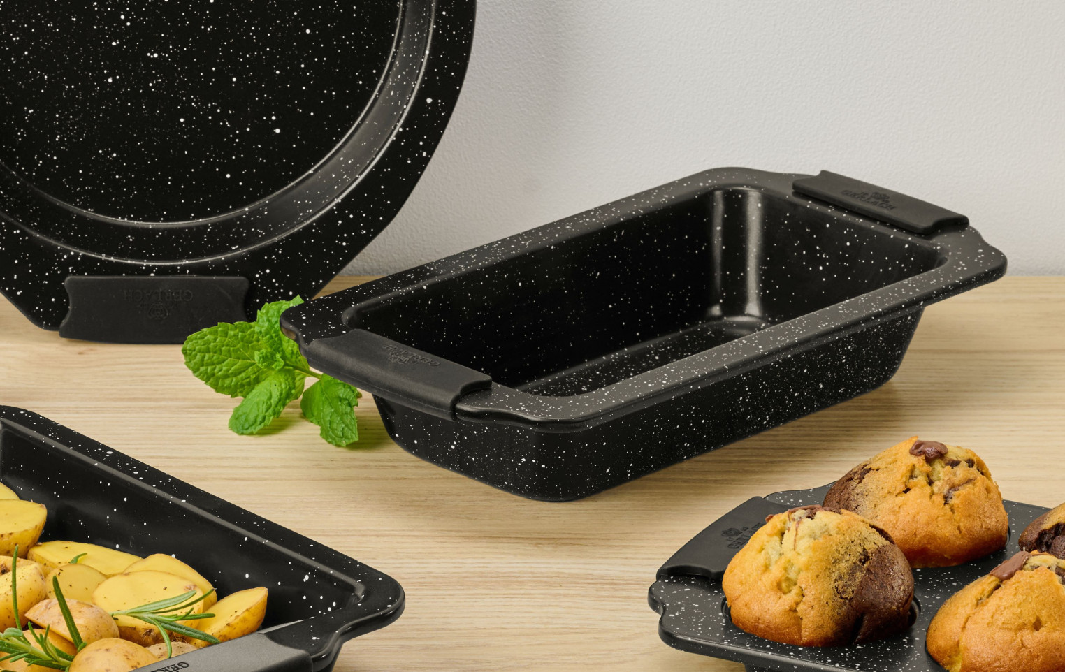 Rechteckige Form 24cm GRANITEX