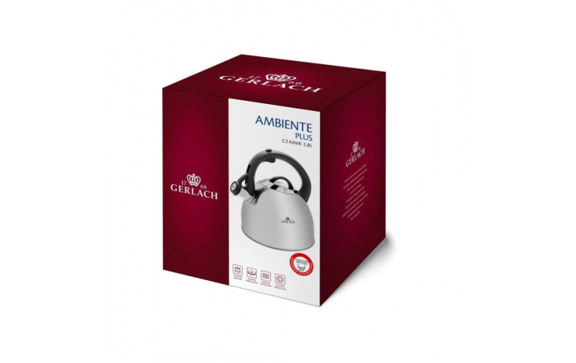 AMBIENTE Wasserkocher 2,8L Glanz