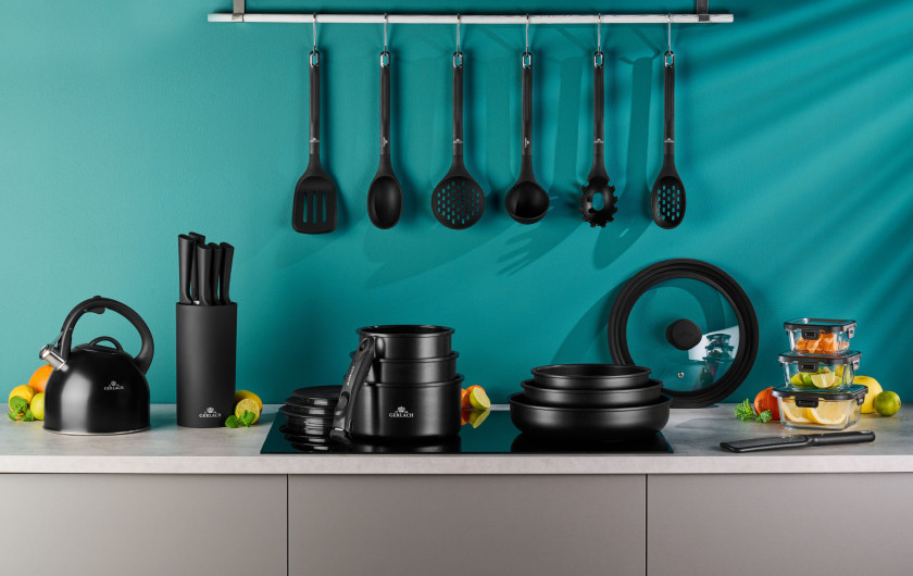 Messerset im Block SMART BLACK Messerset im Block SMART BLACK
