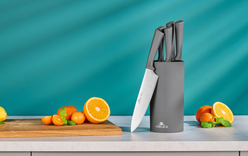 Messerset im Block SMART Grey Messerset im Block SMART Grey