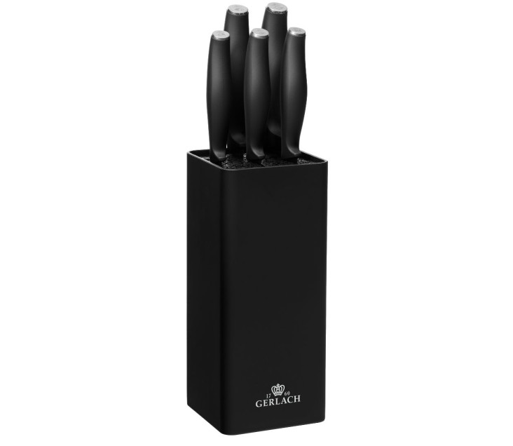Messerset im Block COMFORT Schwarz
