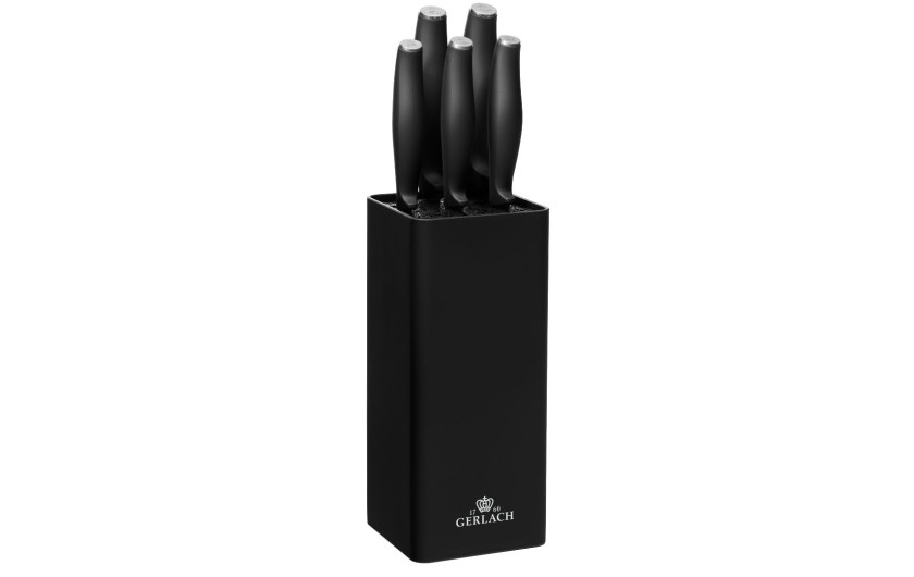 Messerset im Block COMFORT Schwarz