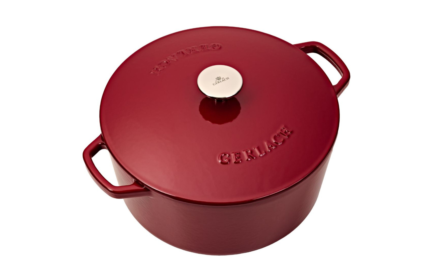 Gusseiserner Topf 5l NATUR IRON Bordeauxrot